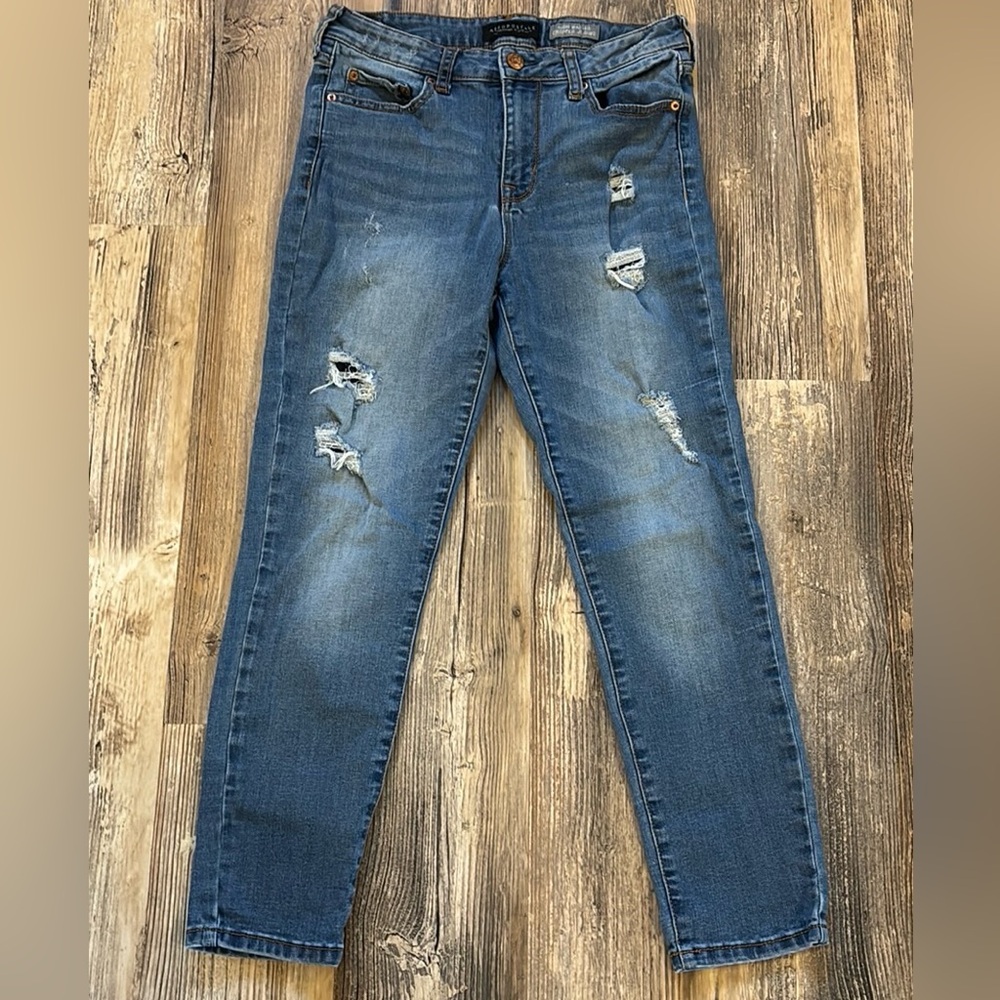 Aeropostale High Waisted Cropped Jeggings - Size 4